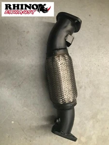 3" Dump Pipe to suit Toyota Landcruiser VDJ76 VDJ78 VDJ79 4.5L V8 with EGT PORT - Picture 1 of 2