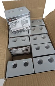 10pc Southwire WDB2575 Weatherproof Deep Box Double Gang 5Hole 3/4" Outlets NEW - Picture 1 of 7