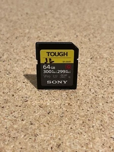 Sony Tough G-Series 64GB SDXC UHS-II Memory SD Card - Picture 1 of 1