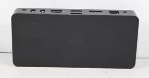 Dell D3100 USB 3.0 Ultra HD/4K Triple Display Docking Station Black - Picture 1 of 7