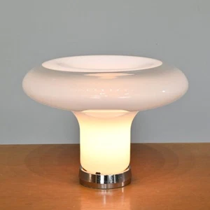 Artemide Lesbo Lamp Angelo Mangiarotti Murano Glass Mushroom Table Light used - Picture 1 of 19