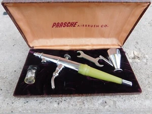 ANTIQUE PAASCHE TYPE VL AIRBRUSH IN ALLIGATOR SKIN CASE NO.19426 - Picture 1 of 13