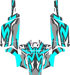 Wrap Graphics Kits VINYL DECALS Grapfix sticker 2007-2010 Polaris RZR 800 - Picture 1 of 3