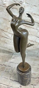 Sculpture Statue en bronze varitable marbre Art Moderne FEMME NUE Signe JUNO ART - Picture 1 of 10