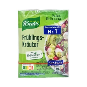 8x 5 pcs Knorr Salat Krönung Frühlingskräuter 🍴 spring herbs salad seasoning - Picture 1 of 2