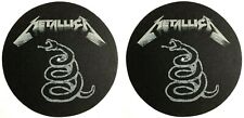 Metallica The Black Album Slipmat Pair Vinyl Record Slip Mat Turntable Set of 2