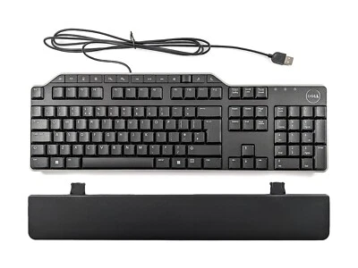 Genuine DELL USB Multimedia Business Keyboard KB522 UK Layout with USB Hub 5WFT9 - Image 1 of 3