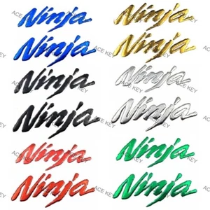 3D Emblem Decal Sticker Tank Side  For Kawasaki Ninja 650R Z1000 ZZR 250 400 600 - Bild 1 von 15