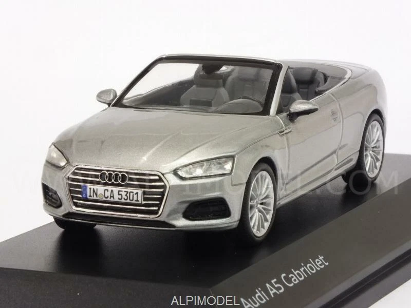 Audi A5 Cabriolet 2017 Florett Silver Audi Promo 1:43 SPARK 5011705331 - Immagine 1 di 1