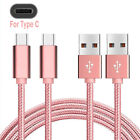 1M/2M3M USB-C Data Fast Charger Charging Type C Cable for Samsung Huawei Xiaomi