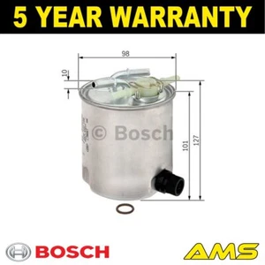 Fits Nissan X-Trail Qashqai/Qashqai+2 2.0 dCi Fuel Filter Bosch #1 - Picture 1 of 12