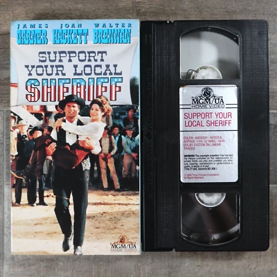 Support your Local Sheriff VHS Tape Joan Hackett James Garner Walter Brennan Foto 1 de 4