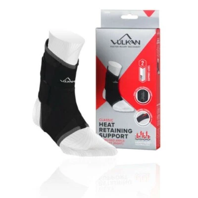 Vulkan Unisex Ankle Stabilising Support Right Black Sports Gym Outdoors MEDIUM - Image 1 of 3