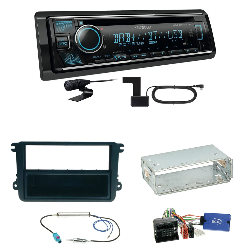 Kenwood KDC-BT760DAB 1-DIN Autoradio BT DAB USB Alexa