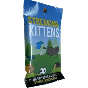 Streaking Exploding Kittens 15 card second expansion pack New - Picture 1 of 2