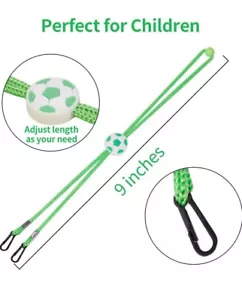 eye glasses / mask lanyards for kids multicolor soccer all. Brand new - Picture 1 of 4