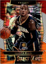 2016-17 Select Prizms Tri-Color Indiana Pacers Basketball Card #77 Monta Ellis 