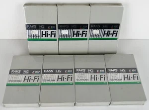 RAKS E-180 - LOTTO 7 CASSETTE - NUOVE SIGILLATE - Zdjęcie 1 z 2