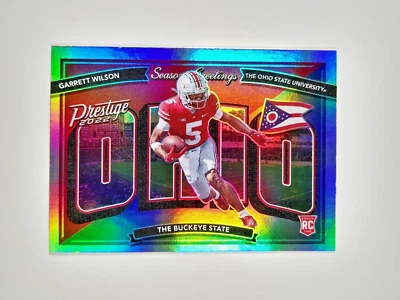 2022 Panini Prestige Seasons Greetings Garrett Wilson #SG-7 Rookie RC - Image 1 of 2