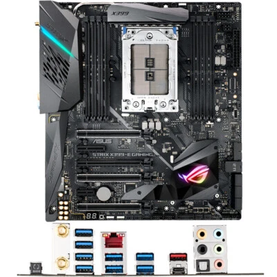 ASUS ROG STRIX X399-E Gaming Motherboard AMD X399 8xDDR4 E-ATX Socket TR4 1xM.2 - Image 1 of 4