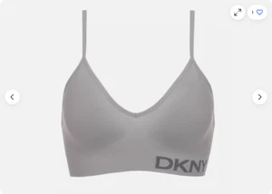 DKNY Ladies' 2 Pack Seamless Bralette Seamless Bra( GREY/NUDE,MEDIUM) NWOT - Picture 1 of 2