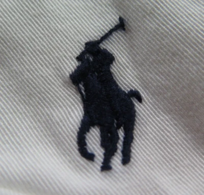 Recent Polo Ralph Lauren Cotton White Blue Pony Cargo Shorts 48B Big Man NWT NEW - Image 1 of 4