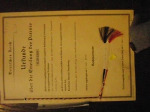 Original Urkunde Erteilung eines Patents, Deutsches Reich Reichspatentamt 1934 - Bild 1 von 3
