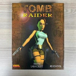UNTESTED TOMB RAIDER CD-ROM BIG BOX PC COMPUTER VIDEO GAME 1996 EIDOS LARA CROFT - Picture 1 of 18