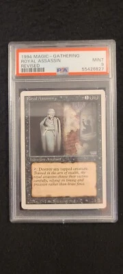 1994 MTG Revised Royal Assassin PSA 9 Mint WOTC Magic The Gathering Vintage RARE - Image 1 of 2