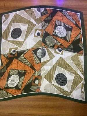 Women's Silk Satin Graphic Head Scarf - Image 1 of 3