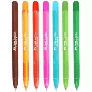 Faber-Castell CX Colour Ballpoint Pen - 1.0mm Medium Nib - 7 Colours Available - Picture 1 of 30