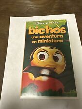 Bichos 1999 Spanish (A Bugs Life) VHS  Rare Ladybug Cover Disney Pixar Import