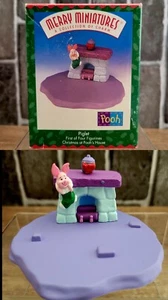 Hallmark + Disney "POOH: Piglet Merry Miniatures" (1999) Adorno de Navidad 8507 - Imagen 1 de 8