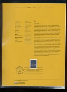 #36374 37c Eid Mubarak Stamp USPS #0235 Souvenir Page - Picture 1 of 1