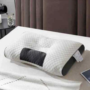 Neck Pillow Cervical Orthopedic Protect Pain Ergonomic Orthopedic Help Sleep - Picture 1 of 10