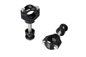 KX250F KX450F HANDLEBAR CLAMPS BLACK OVERSIZE 28.6mm 1-1/8 INCH SCAR P63 - Picture 1 of 4