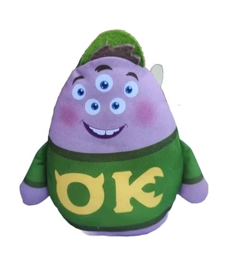 Juguete de peluche Monsters University Shake-n-Scare Archie cinco ojos mascota cerdo 6,5" -EC Foto 1 de 4