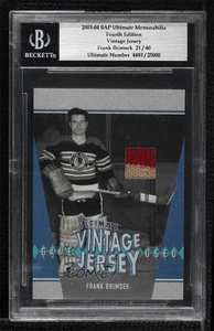 2003 ITG Ultimate Memorabilia 4th Edition Vintage Jersey /40 Frank Brimsek HOF - Picture 1 of 3
