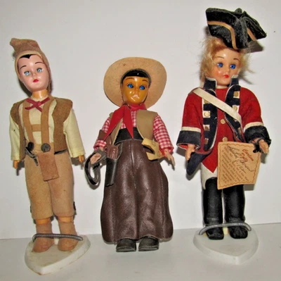 Vintage Lot of 3 Carlson Dolls  (C5) - Image 1 of 2