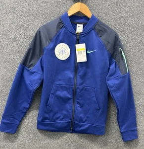 Nike Therma-FIT Herren Training Full Zip Bomberjacke Größe Small Blau I-5 BOOM - Bild 1 von 10