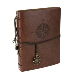 Fotoalbum zum Selbstgestalten Leder Scrapbook Album Fotoalben Braun - Klein N4V6 - Bild 1 von 7