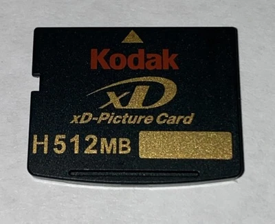 🔥Kodak🔥 xD Picture Card H 512MB Memory Card (Fits Fujifilm, Olympus)  TESTED✅ - Image 1 of 2