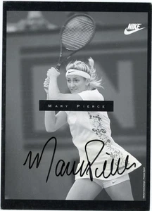 Mary Pierce - Fotografía firmada en blanco y negro - Imagen 1 de 1