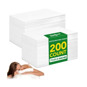 200Pcs Disposable Massage Table Sheets 31.5" x 71" Non-Woven Fabric massage t... - Picture 1 of 6