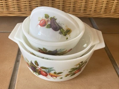 Auflaufformen & Schüsseln 4 teilig Pyrex JAJ England, Gemüse James Jobling - Bild 1 von 4