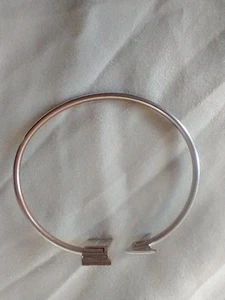 8" VINTAGE PFEIL OFFENE MANSCHETTE ARMREIF ARMBAND ~ SILBERFARBEN ~ METALL ~ RUSTIKAL ~ OXIDIERT - Bild 1 von 5