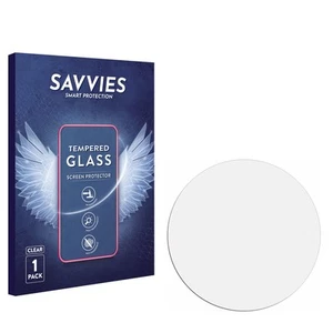 Pour Circulaire Displays (ø: 41.5 mm) Verre Trempe Protection Ecran Film - Afbeelding 1 van 6