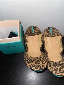 Tieks By Gavrieli Women’s Size 7 Leopard Cheetah Animal Print Ballet Flats - Picture 1 of 3