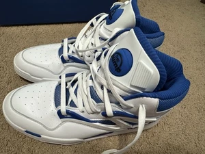 Reebok Pump Omni Zone II IG7891 2023 blanco/azul/negro Kentucky para hombre EE. UU. 10,5 - Imagen 1 de 5
