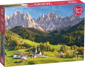 NEU Cherry Pazzi 2000 Teile Puzzle 12 + Val di Funes - Bild 1 von 2